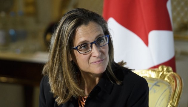 Canada's Minister Chrystia Freeland to visit Ukraine 