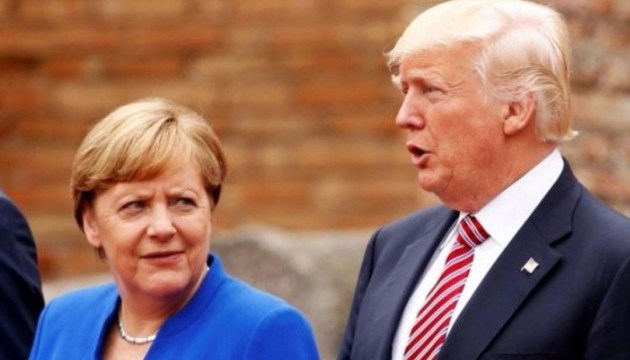 Merkel und Trump Konfliktherde und  Handelsbeziehungen erörtert