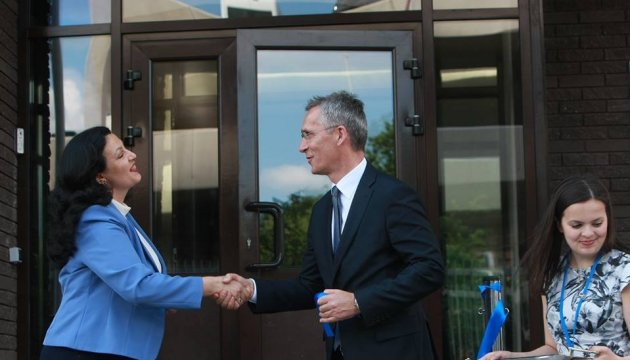 Stoltenberg opens NATO office in Kyiv