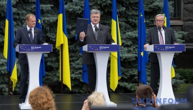 Staatschef: Ukraine beabsichtigt, Zollunion mit EU und Schengen-Raum beizutreten