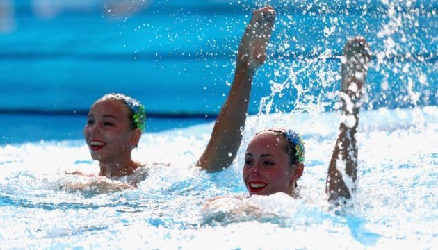 El dúo de nadadoras de sincronizada ucraniano gana el bronce en el Campeonato Mundial