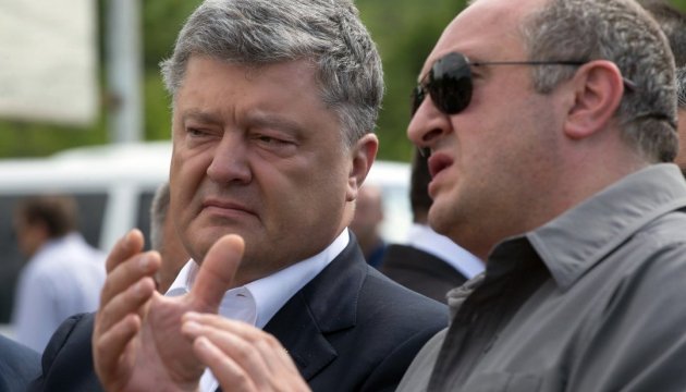 Poroschenko kam nach Südossetien zur Linie der russischen Besetzung 