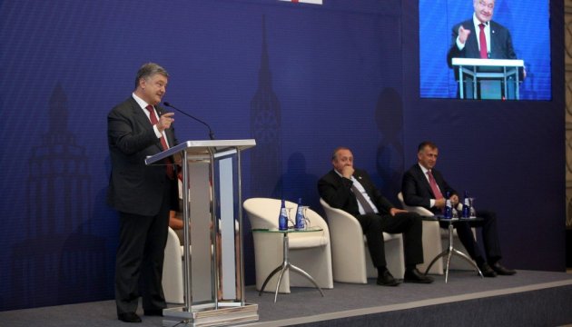 Poroschenko: Ukraine und Georgien werden gemeinsam für Befreiung ihrer Territorien kämpfen