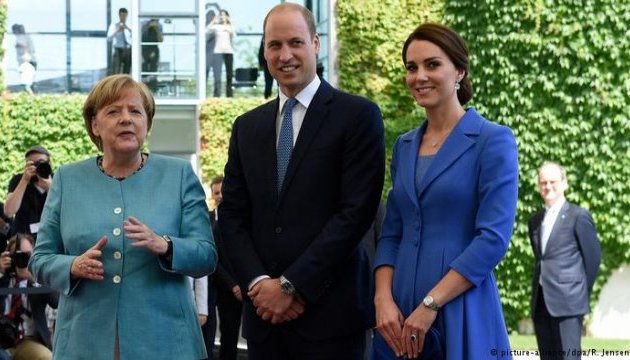 Меркель пообідала з принцом Вільямом і принцесою Кейт