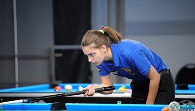 Українська більярдистка виграла 3 медалі на першості Європи з Пулу