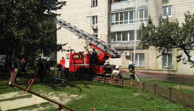ДСНС: попередня версія пожежі в центрі Києва - вбивство з підпалом