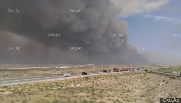 В Азербайджані на військових складах масштабна пожежа й вибухи, є постраждалі