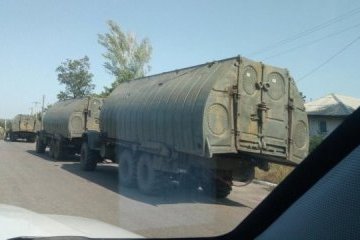 OSCE spots three columns of militant equipment near Luhansk (Photo)