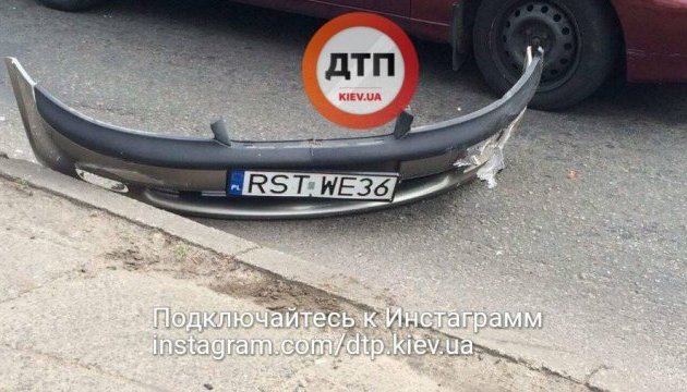 У центрі Києва обстріляли Porsche