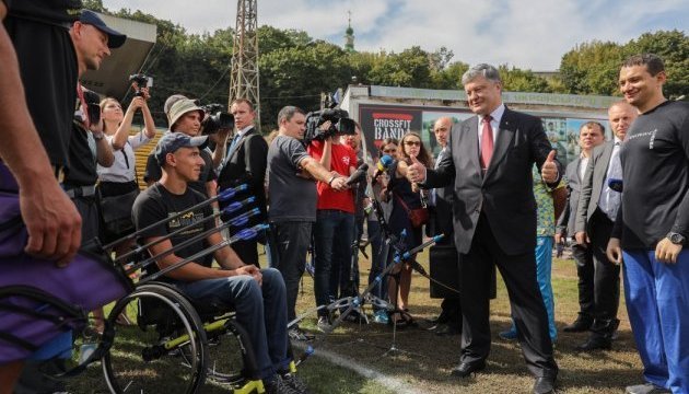 President Poroshenko: Ukraine will root for national team at Invictus Games. Photos