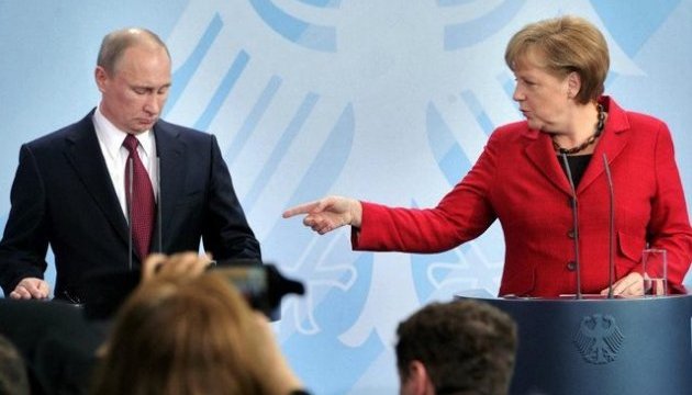 Merkel: Putins Idee mit „Friedensmission“ ist gut, aber kein Grund für Aufhebung von Sanktionen