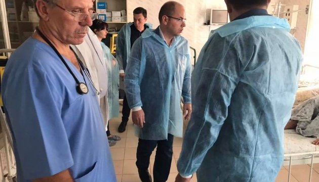 Голова Одеської ОДА відвідав у лікарні дітей, що постраждали внаслідок пожежі