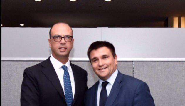 Klimkin, Alfano discuss work of OSCE SMM in Donbas, release of Ukrainian hostages