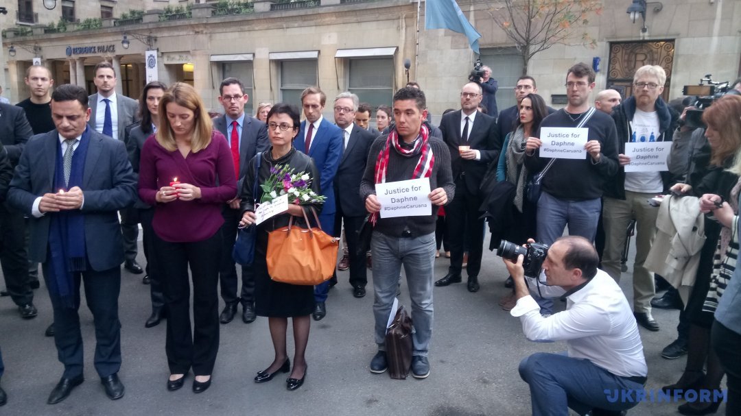 На Мальте прошли протесты с требованием расследовать убийство журналистки