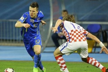 Футбол: Букмекери ставлять на Хорватію у київському матчі з Україною