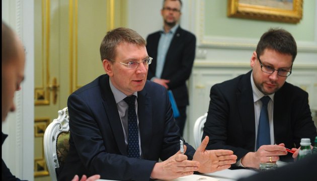 Глава МЗС Латвії: Наше завдання - зберігати Україну на порядку денному ЄС Глава МЗС Латвії: Наше завдання - зберігати Україну на порядку денному ЄС