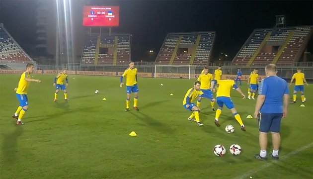 Футбол: збірна України випробувала стадіон у Шкодері перед матчем проти Косово