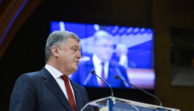 President mentions Sushchenko, other political prisoners at PACE session