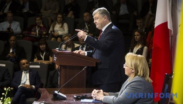 El presidente Poroshenko: Ucrania lista para ofrecer a Malta ciertos proyectos sobre la privatización