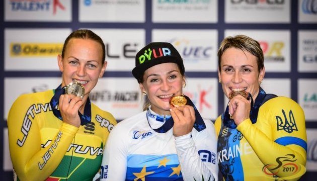 La ucraniana Basova gana el bronce en el Campeonato Europeo de Ciclismo en Pista