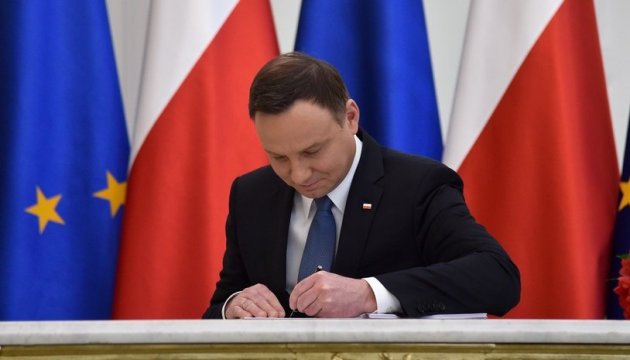 Duda's office confirms his visit to Ukraine on Dec 13