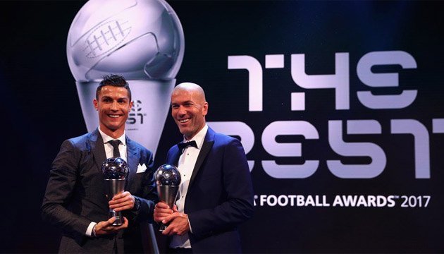 Шевченко і П’ятов голосували за Роналду і Зідана в опитуванні The Best від ФІФА