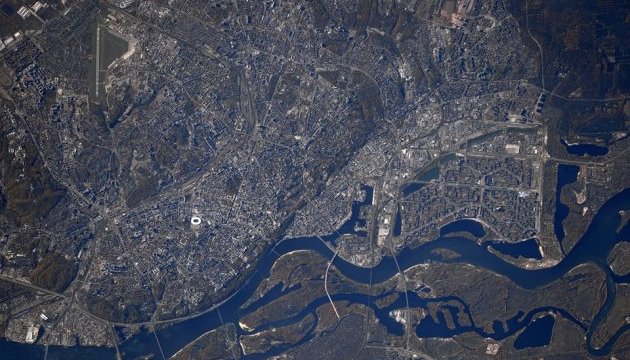 Астронавт NASA показав Київ з космосу