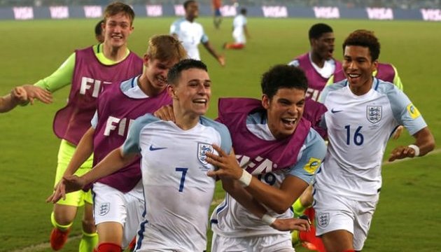 Футбольна збірна Англії (U-17) вперше стала чемпіоном світу 