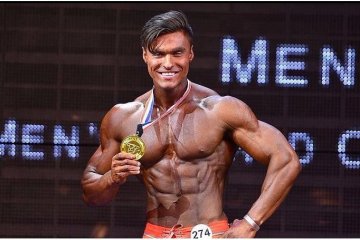 El fisicoculturista ucraniano Dmytro Gorobets gana el título de campeón absoluto del mundo