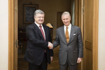 Le président Petro Porochenko a rencontré Sa Majesté le Roi des Belges