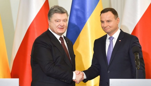 Poroshenko to meet with Duda in Kharkiv on Dec. 13