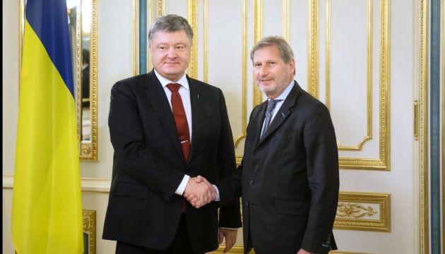 Hahn says EU ready to continue helping Ukraine implement reforms