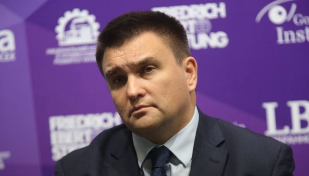 Ukrainian Foreign Minister Klimkin: Russia trying to conduct hybrid war against entire Europe