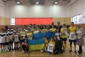 На футбольному турнірі в києві діти учасників ато змагатимуться за путівку до італії