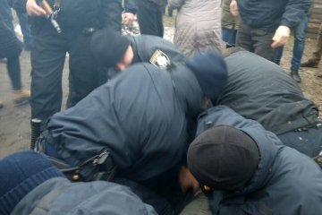 У Києві сталася сутичка через незаконну забудову