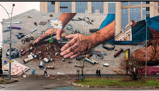 Mural in Kyiv among world’s best of last month 