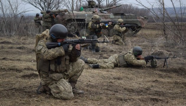 Militants launched 24 attacks on Ukrainian troops in Donbas in last day