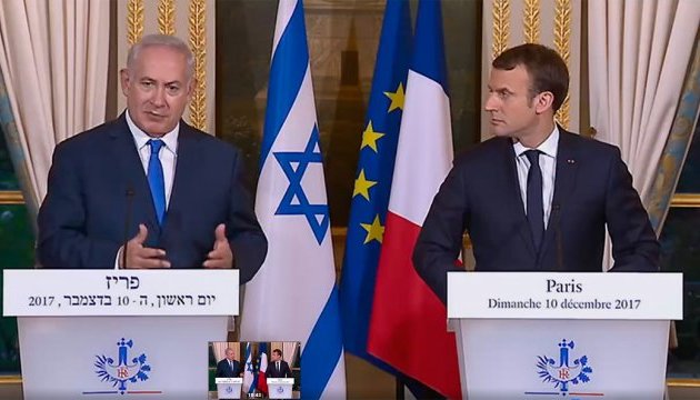 Макрон сказав Нетаньяху, як він бачить врегулювання конфлікту щодо Єрусалима