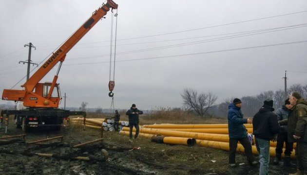 Occupation authorities of ORDO continue to block process of restoring gas supply to Marinka and Krasnohorivka