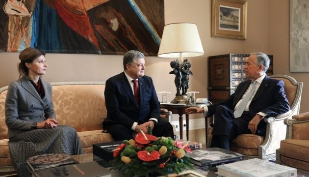 Poroshenko se reúne en Lisboa con el presidente de Portugal