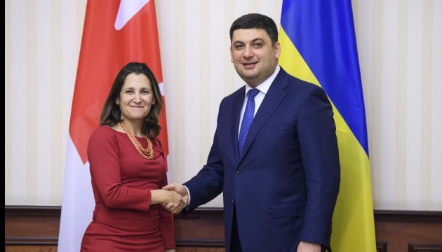 Groysman, Freeland discuss cooperation