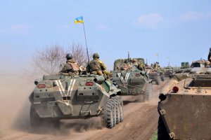 ستة أشهر من الحرب الشاملة: مقاومة العدو والدفاع عن الاستقلال الوطني من خلال صور من وكالة الأنباء الوطنية الأوكرانية، أوكرينفورم