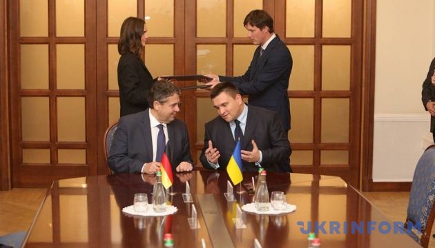 Klimkin, Gabriel postpone joint trip to Donbas due to bad weather