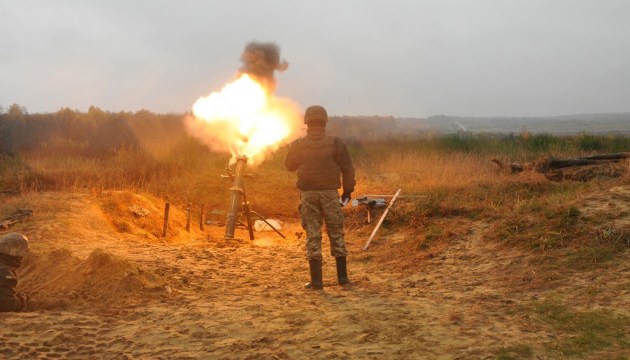 Militants launched three attacks on Ukrainian troops in Donbas in last day