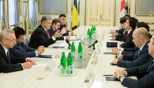 Poroshenko offers Georgia to join work on improving mechanism of sanctions against Russia