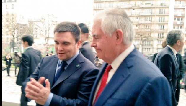 Treffen von Klimkin und Tillerson in Paris