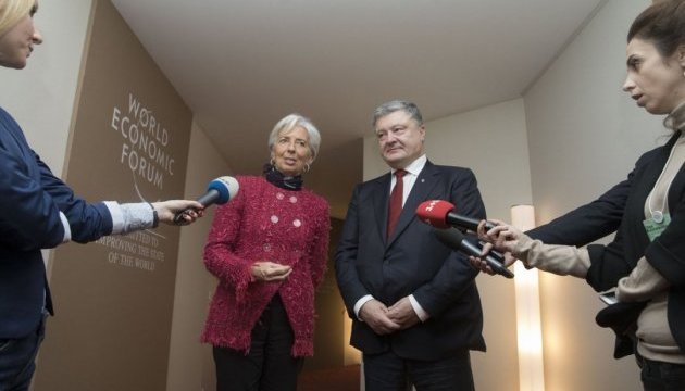 Poroshenko hopes for effective cooperation with IMF