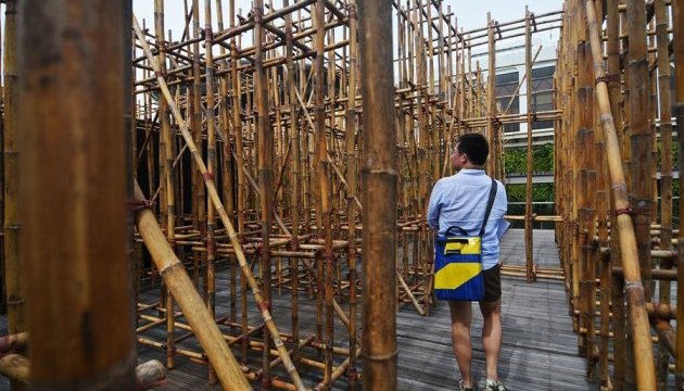 У Сінгапурі можна поблукати бамбуковим лабіринтом 