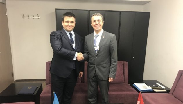 Klimkin discusses with his Swiss counterpart intensification of bilateral cooperation