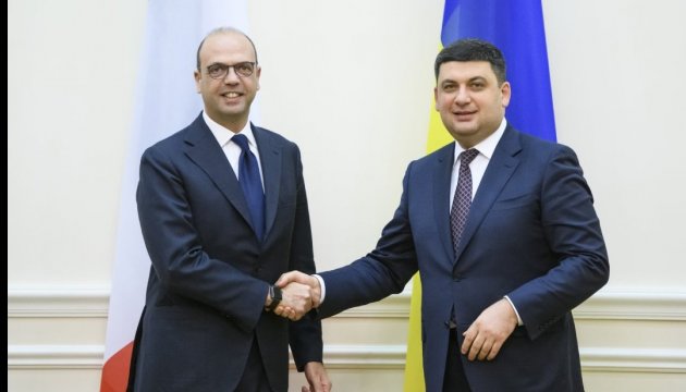 Groysman: Ucrania lista para profundizar sus lazos con Italia en el ámbito político y económico 